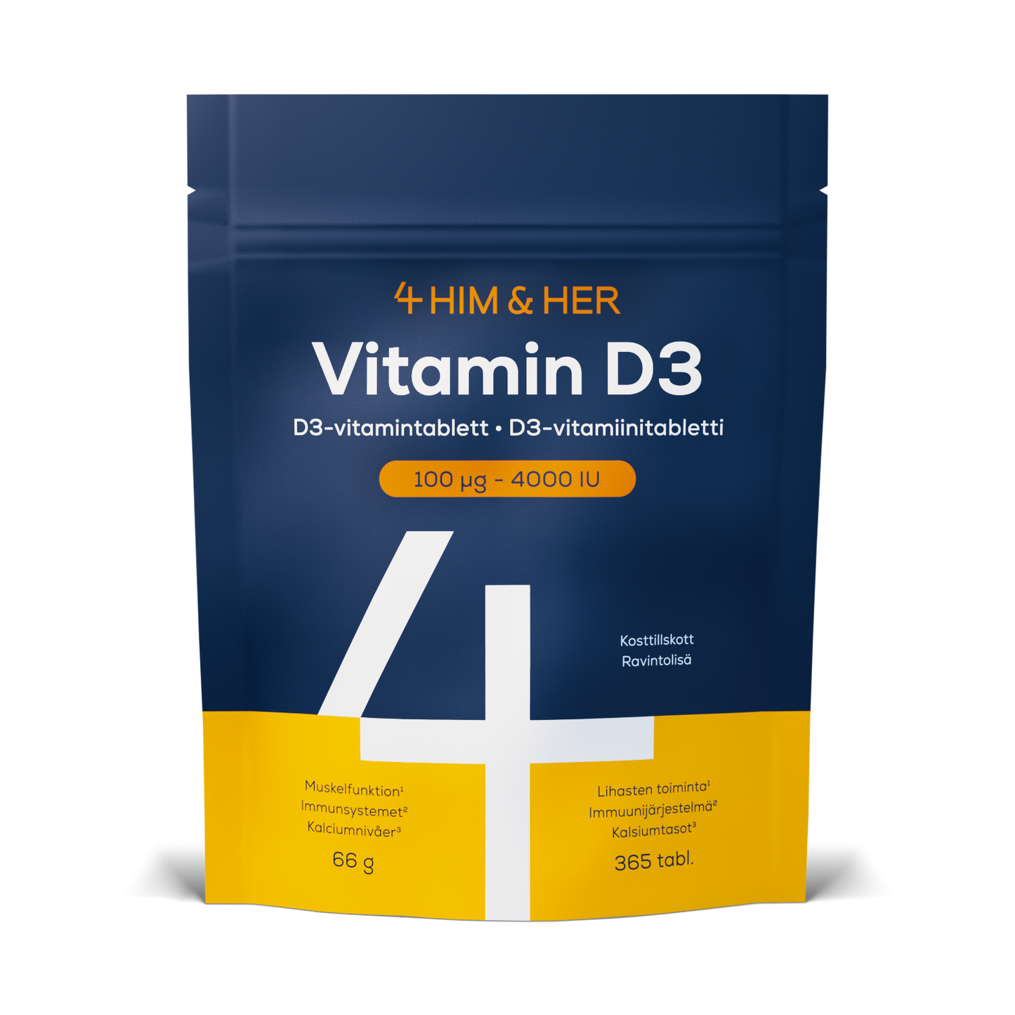 4HIM&HER Vitamin D3 – 100 µg (jatkuva tilaus)
